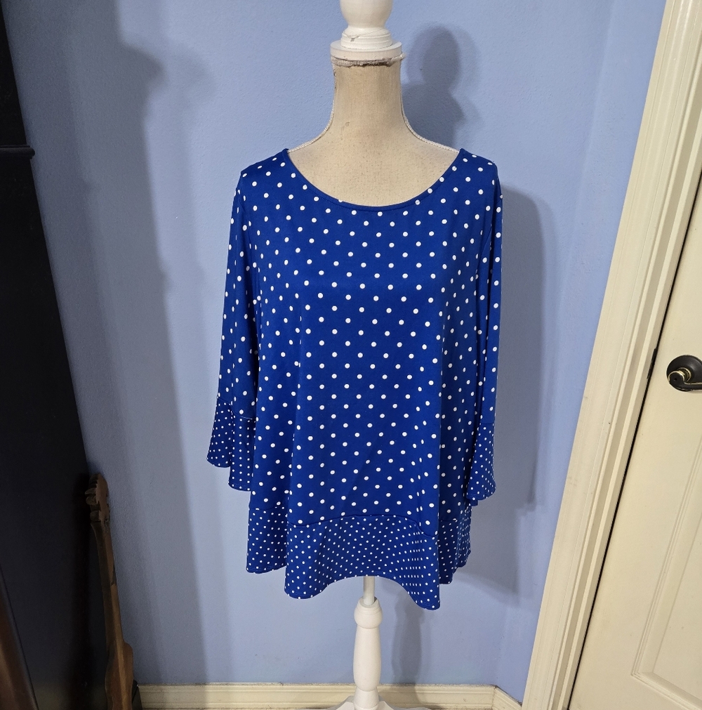 Kim Rogers Size 1x Womens Blouse